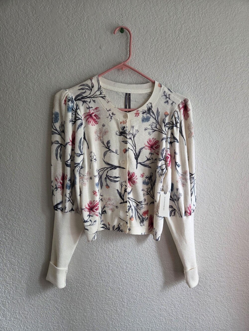 New Anthropologie lightweight cotton cardigan
